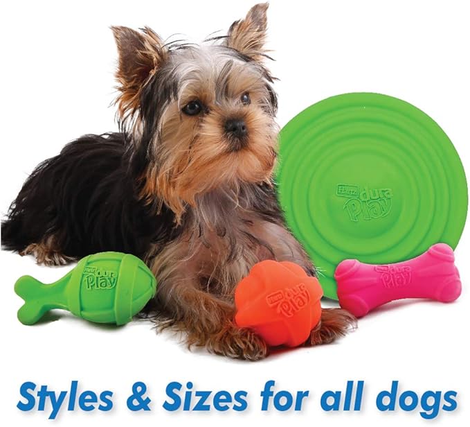 Hartz Dura Play Bacon Scented Rocket Dog Toy, Small , 1 Count