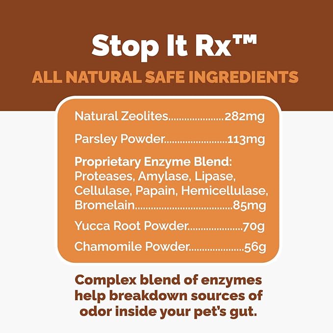 Nature's Pure Edge No Poop Eating for Dogs. Coprophagia Treatment. Digestive Enzyme with Breath Freshener. Stop Eating Poop for Dogs, Stool Eating Deterrent. Extra Large 230 scoops in each jar.