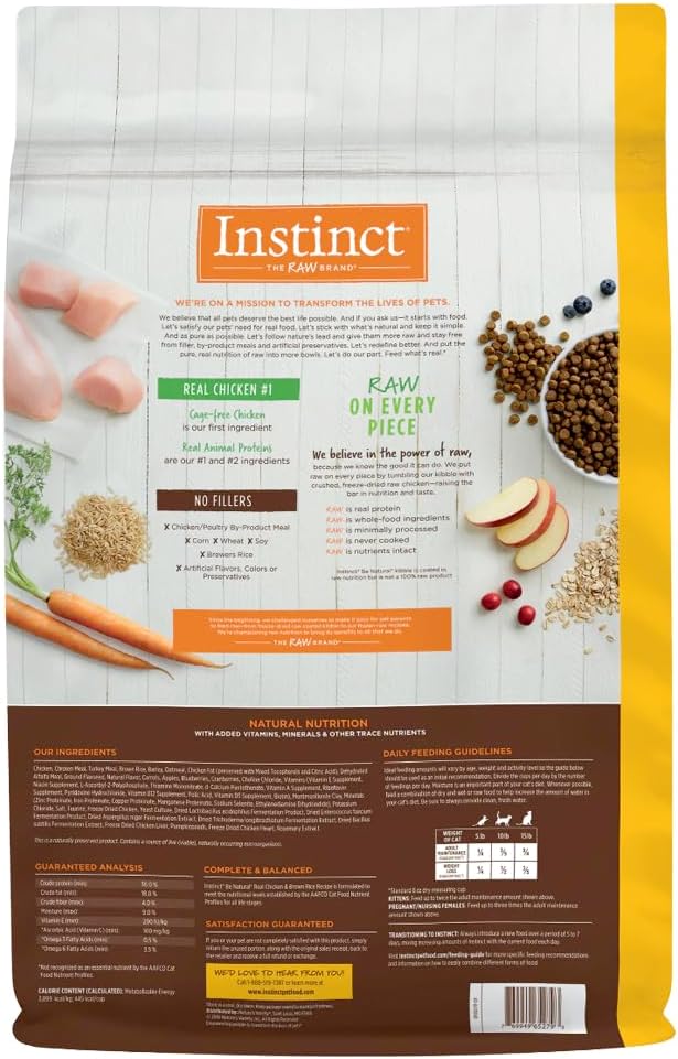 Real Chicken & Brown Rice Recipe Natural Dry Dog Food, 25 lb. Bag