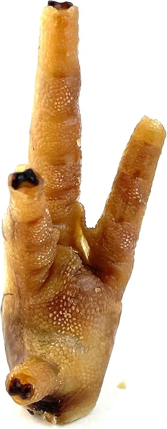 Aaru & Co. Chickie Paws 12ct - NO Claws, 100% USA Sourced and Made, Dehydrated, All-Natural, Single-Ingredient Chicken Paws (Chicken Feet) Dog Treats/Dog Delicacies