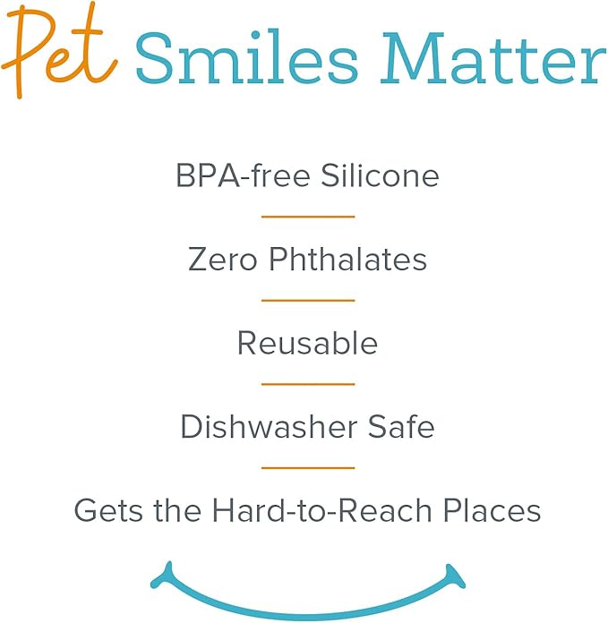 Oxyfresh Premium Pet Toothbrush – Easy Dog Teeth Cleaning – Helps Remove Plaque & Tartar – Gentle on Gums – includes 6 Soft Cat & Dog Finger Toothbrushes (Large)