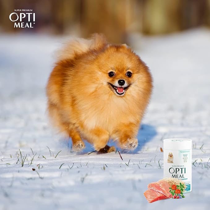 OPtimeal Dry Dog Food for Toy Breeds - Premium Dry Recipe for Adult Small and Toy Breed Dogs - Skin and Digestive Support (1.4 lb, Salmon & Brown Rice)