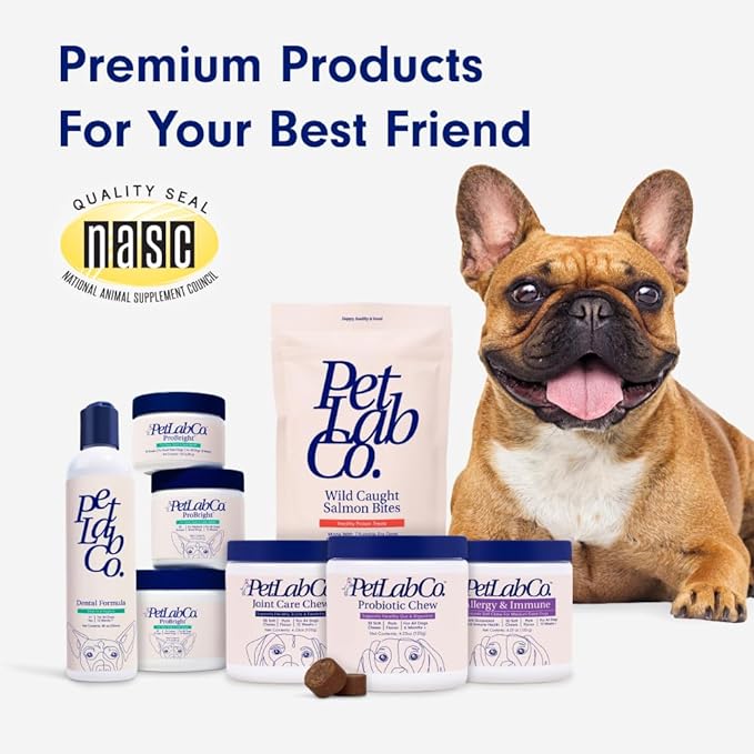 PetLab Co. Itch Relief Chews - Support for Dry, Occasionally Itchy Skin & Coats - Formulated with Turmeric, Omega 3 & 6, Honey - Packaging May Vary