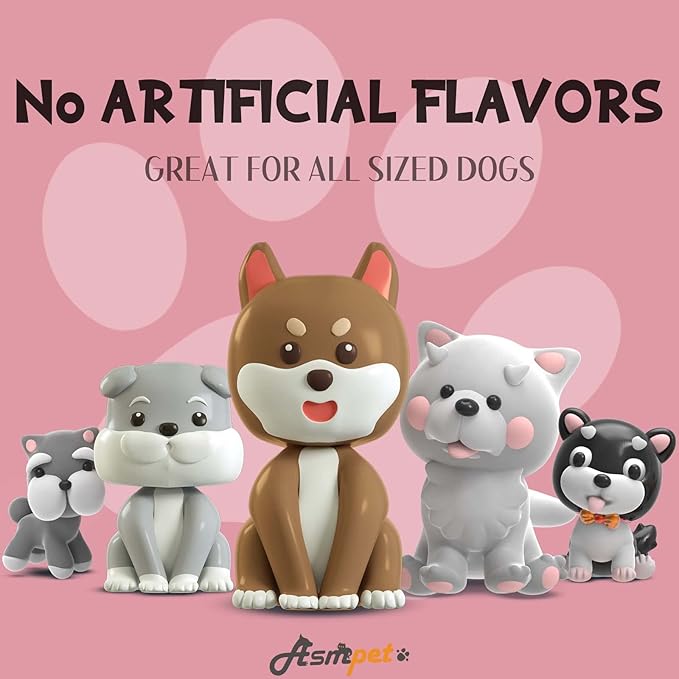ASMPET Dog Treats Duck Wrapped Rawhide Sweet Potato Stick, Long Lasting Dog Chew Cowhide Treats, Grain Free Teeth Cleaning Dog Treats for Medium Large Dogs, 6 Pieces