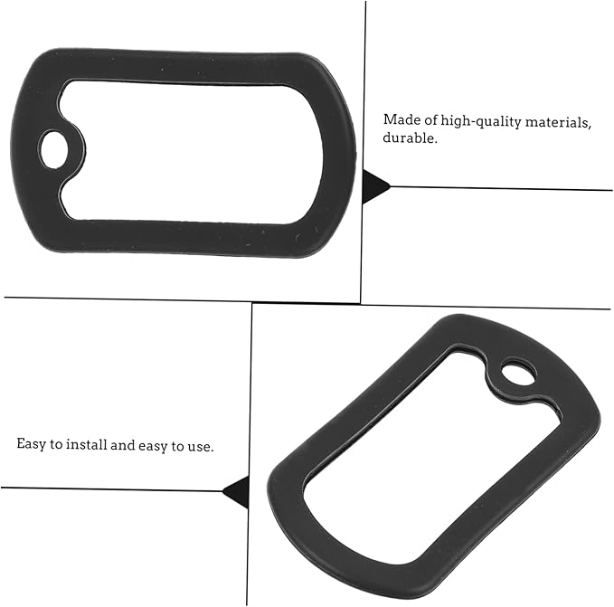 24 Pcs Protective Cover Dog Tags Silencers Dog Tag Silencer Dog Tag Silicone Cover Pet Tag Silencer Cover Metal Pet Tag Sleeve Mute Cover Stainless Steel Man
