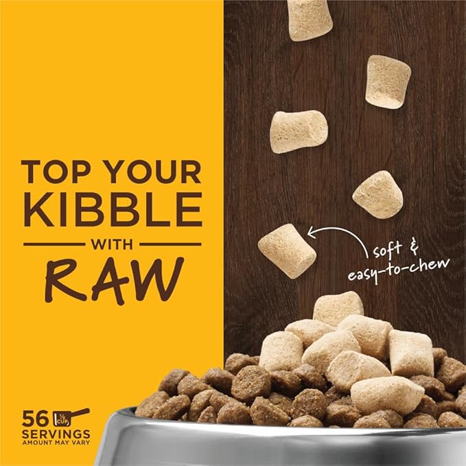 Instinct Raw Boost Mixers Freeze Dried Raw Dog Food Topper, Grain Free, 14 Ounce (Pack of 1)