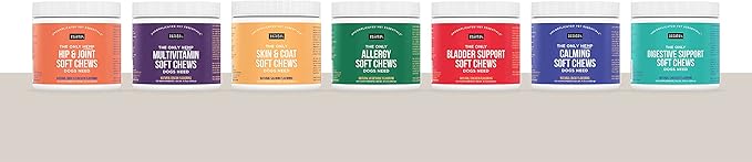 Natural Rapport Dog Skin and Coat Supplement - The Only Skin and Coat Soft Chews Dogs Need - 120ct Treats That Contain Salmon Oil and Omegas 3, 6, & 9 for a Healthy Coat