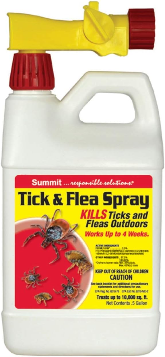 Summit 0296 Tick & Flea Spray (64 oz. RTS Hose End) Insecticide