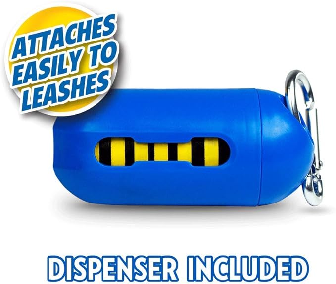 OUT! Dog Poop Bags | Strong, Leak Proof Dog Waste Bags | 9 x 12 Inches, 600 Yellow Bags