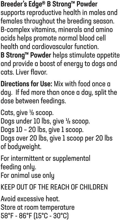 Breeder's Edge B Strong Powder, B-Complex Vitamins- 1 kg