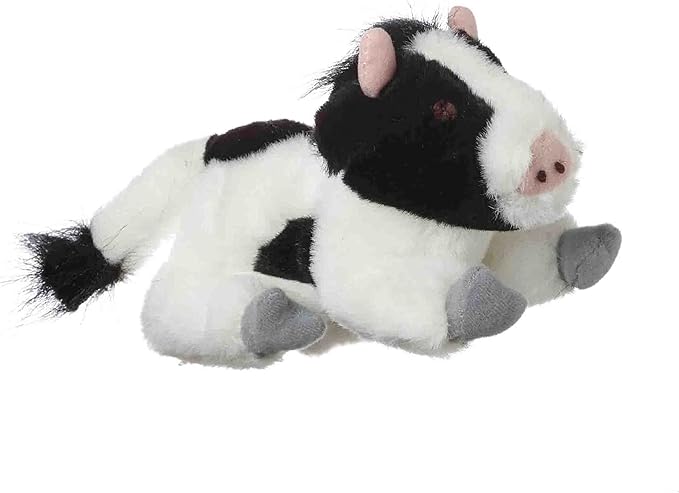 Multipet Look Who's Talking Cow Dog Toy, 7'' x 4'' dog toy (27006)