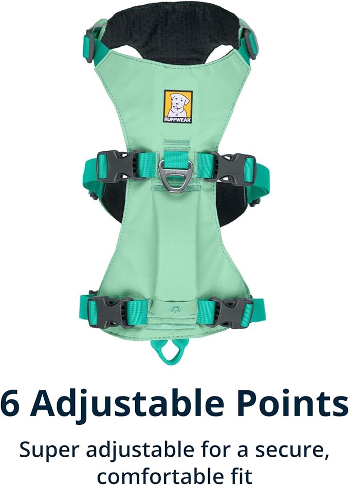 Ruffwear, Flagline Dog Harness, Lightweight and Reflective, No Pull Dog Lift Harness for Hiking, Running and Everyday Use, Sage Green, Large/X-Large