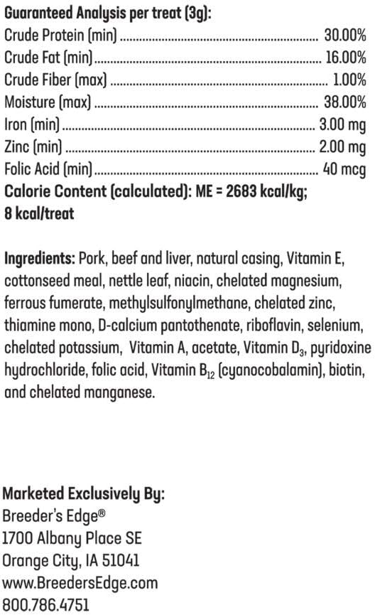 Revival Animal Health Breeder's Edge Oxy Mate - Prenatal Supplement for Dogs & Cats - 30ct Meat Treats