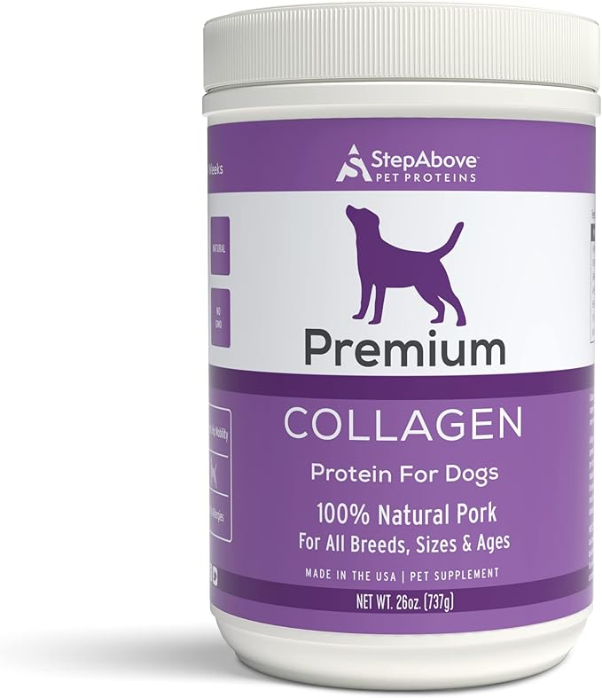 Premium Collagen Gelatin Protein for Dogs, 1Lb 10 Oz