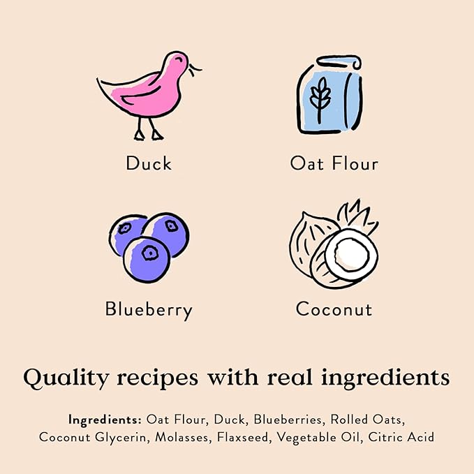 Bocce's Bakery - The Everyday Menu: Wheat Free, Soft & Chewy Dog Treats, 6 oz