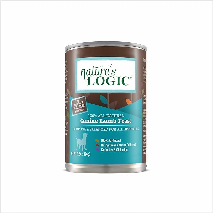 Natures Logic NL00102 Grain-Free Lamb Feast Wet Dog Food, One Size