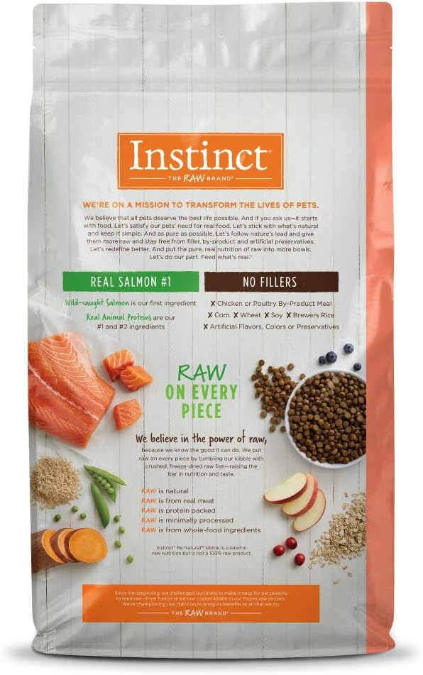 Real Salmon & Brown Rice Recipe Natural Dry Dog Food, 24 lb. Bag
