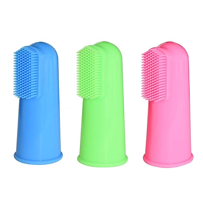 Dog Toothbrush Cat & Dog Toothbrush Soft Bristle Pet Toothbrush Combo Pack for The Dental Care of Your Small to Large Dogs, Cats, Most Pets