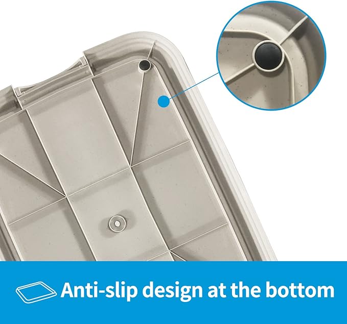 PAWISE Puppy Pads/Dog Pads Holder,Pee Pad Holder,Puppy Pad Holder,Dog Potty Tray for Dog Training for Puppies,Dogs & Cats 23.6 x 23.6 inch