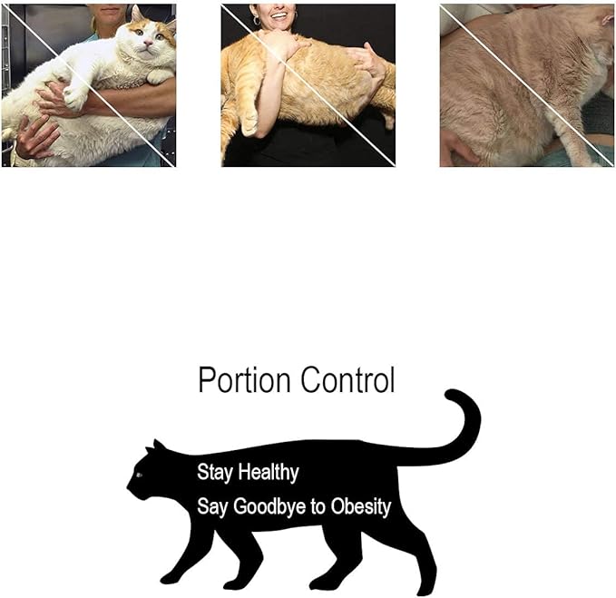 SKYMEE 8L WiFi Pet Feeder Automatic Food Dispenser for Cats & Dogs - 1080P Full HD Pet Camera Treat Dispenser with Night Vision and 2-Way Audio, Wi-Fi Enabled App for iPhone and Android