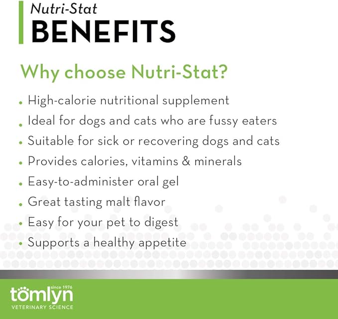 Tomlyn Nutri-Stat High Calorie Food Supplement for Cats & Dogs (2 Pack)