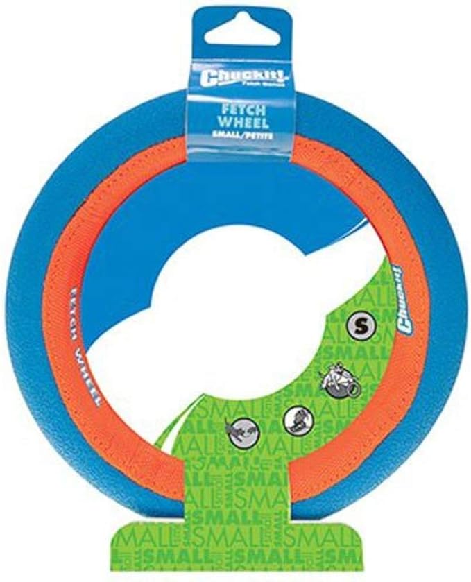 Chuckit Fetch Wheel Outdoor Dog Toy, Small, For Small Breeds