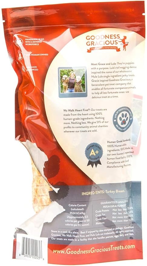Goodness Gracious Human Grade Hula Lula Jerky for Dogs