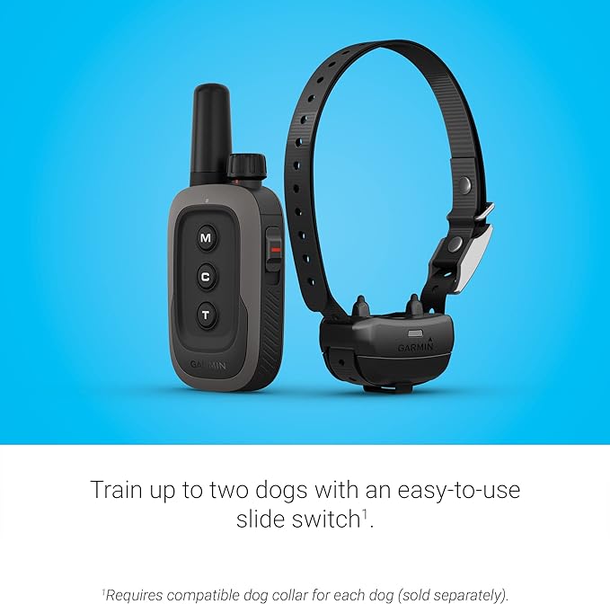 Garmin Delta® SE Bundle - Handheld & Dog Device, Simple 3-Button Dog Training System, Train Up to Two Dogs, Water Resistant