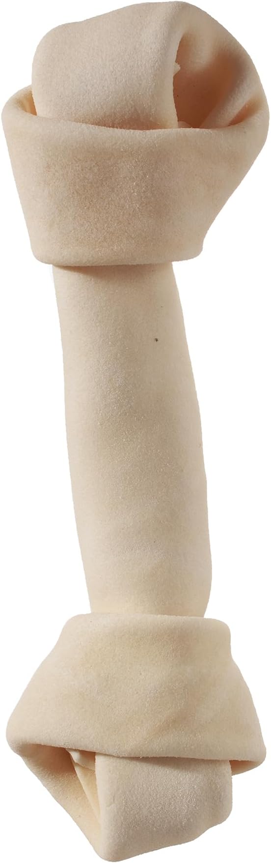 Natural Rawhide Bones for Dogs, Long Lasting Dog Chews, White Knotted Bones Chew Treats 6”-7” (Pack of 5) (50860)