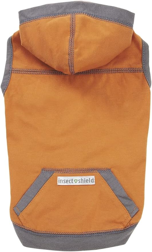 Insect Repellant Lightweight Hoodie for Protecting Dogs from Fleas, Ticks, Mosquitoes & More 20-Inch