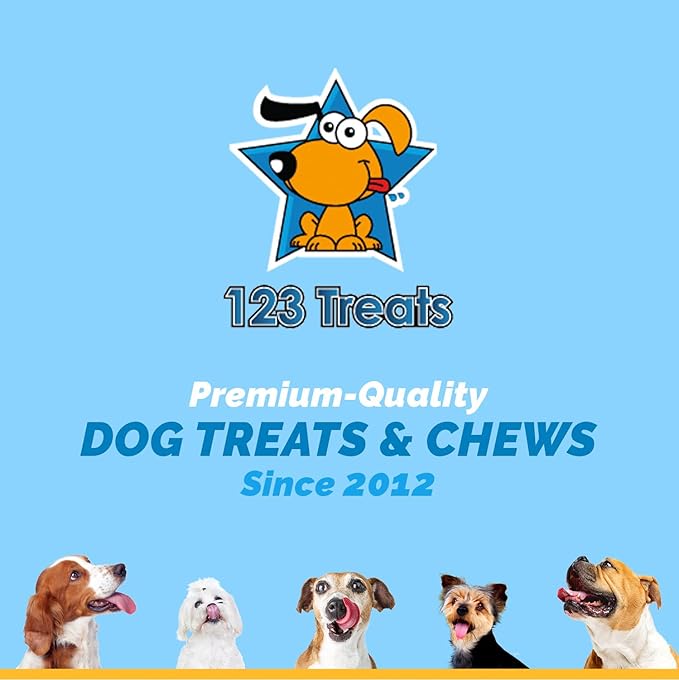 Beef Dog Treats (6 Inches - 30 Count) 100% Natural Gullet sticks for dogs - Delicious Dog Jerky Snack for Dogs