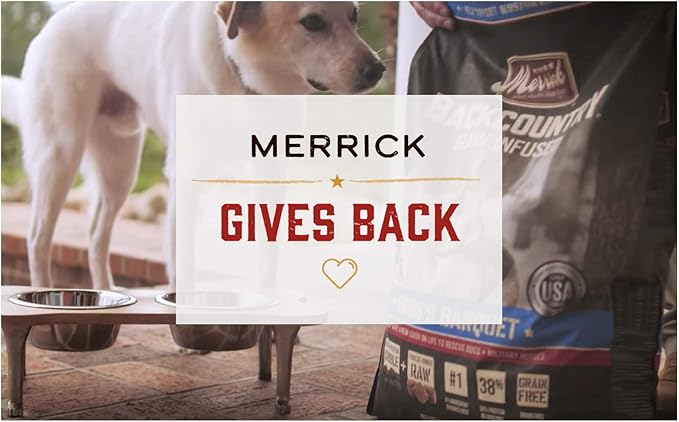 Merrick Backcountry Grain Free Raw Infused Game Bird Dry Dog Food, 4 Lbs.