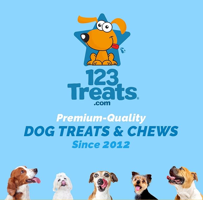 6 Inch Bully Sticks for Dogs (1 Pound Bag) 100% Natural Chews for Dogs & Puppies - Grass-Fed Free-Range Premium Beef Dog Chews - Bulk Dog Sticks Chew Dental Treats