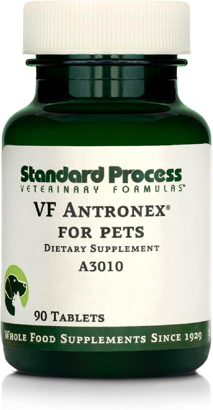 Standard Process - VF Antronex for Pets - Liver Support and Detox for Dogs and Cats - 90 Tablets