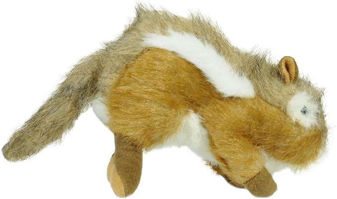 Hyper Pet Wildlife Critter Chipmunk Plush Dog Toys with Fun Squeaker