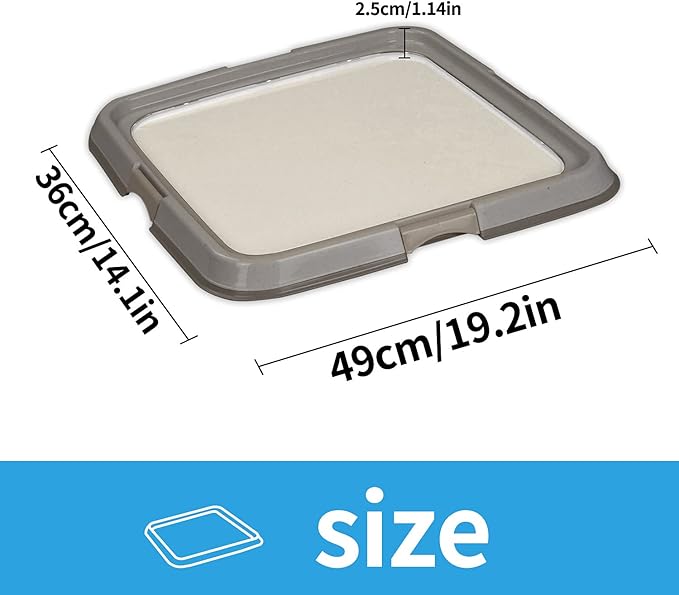 PAWISE Puppy Pads/Dog Pads Holder,Pee Pad Holder,Puppy Pad Holder,Dog Potty Tray for Dog Training for Puppies, Small Dogs & Cats 19.2 x 14 inch