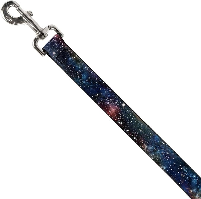 Dog Leash Space Dust Collage 6 Feet Long 1.0 Inch Wide