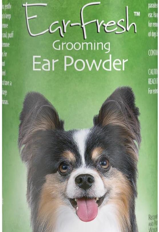 Bio-Groom Ear-Fresh Dog Grooming Ear Powder – Cat & Dog Ear Cleaner, Dog Bathing Supplies, Puppy Wash, Cruelty-Free, Made in USA, Ear Powder for Dogs – 85 g 1-Pack