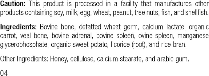 Standard Process - VF Bio-Dent for Pets - Support Oral Health for Dogs and Cats - with Calcium, Phosphorus, Manganese - 90 Tablets