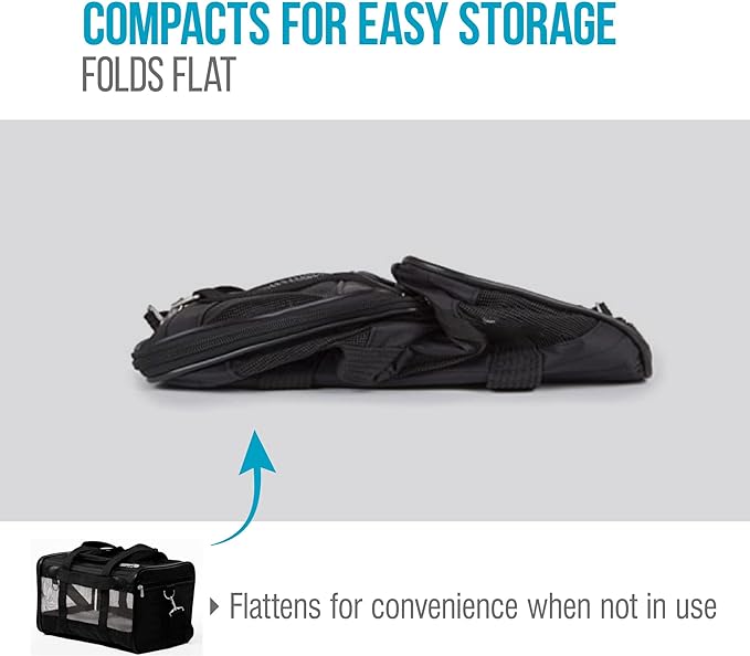 Sherpa Original Deluxe Pet Carrier, Large, Black