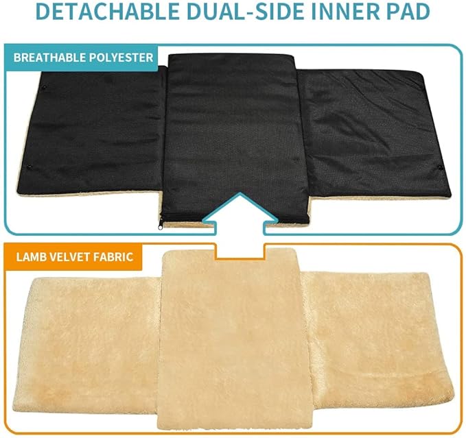 Pet Carrier Airline Approved, Expandable Foldable Soft-Sided Dog Carrier, 3 Open Doors, 2 Reflective Tapes, Pet Travel Bag Safe and Easy for Cats and Dogs