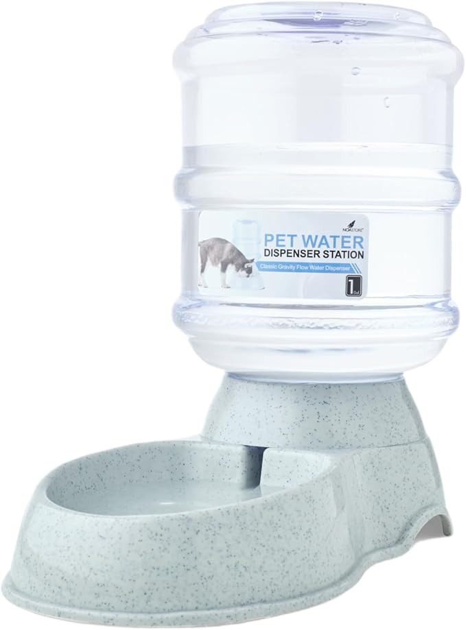 Noa Store Automatic Pet Water Dispenser | BPA Free 1 and 3 Gallon Cat Water Dispenser Food Dispenser, H20, Dog Small and Big Cat Feeder, Cat Water Bowl and Dog water dispenser, Automatic Pet waterer