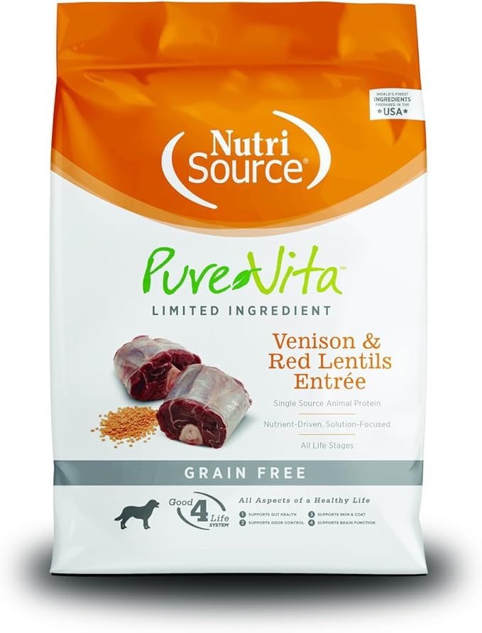 Purevita Grain Free Venison Dog Food 5Lb