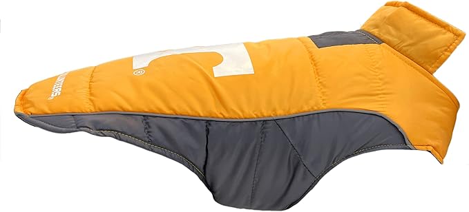 Pets First Collegiate Tennessee Volunteers Puffer Vest for Dogs & Cats. Size Large. Warm, Cozy, and Waterproof Dog Coat, for Small and Large Dogs/Cats.