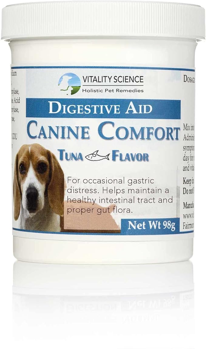 Canine Comfort for Dogs | Maintains a Healthy Intestinal Tract and Proper Gut Flora| Restores Gastric Distress | Helps with Vomiting and Diarrhea | 100% Additive Free, Beef 98g