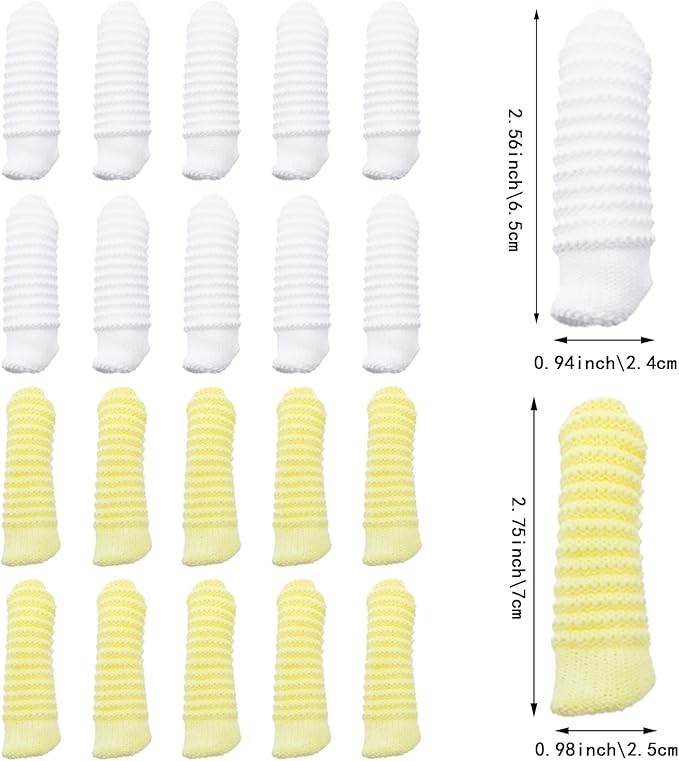 20 PCS Soft Fabric Finger Toothbrush Kit for Dogs and Cats, Pet Dental Finger Brush, Teeth Oral Cleaning, Dental Care for Dog Cat Teeth Cleaning Remove Plaque and Tartar
