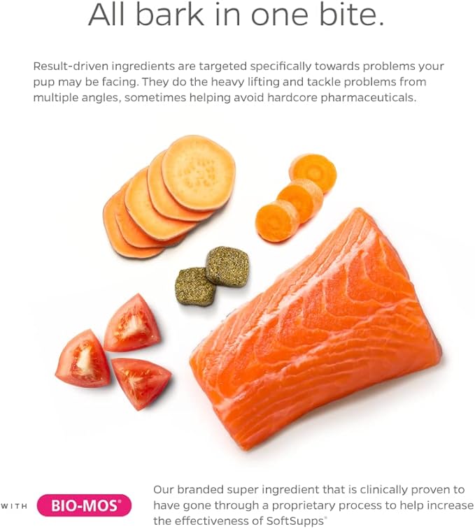 Pet Parents® Allergy SoftSupps® Immune Support for Dogs with Omega 3 Fish Oil for Dogs & Probiotics for Dogs for Dog Itch Relief & Dog Immune Support, Dog Allergy Chews for Itch Relief for Dogs, 90ct