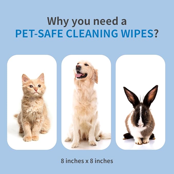 Mooncat Unscented Cat&Dog Wipes | Plant-Based Cat&Dog Grooming Supplies From Eye to Paw | Thick&Moist Cat&Dog Ear&Butt Cleaner | Allergy Relief | Deodorizing Dog Shampoo for Grooming Bath | 400 Counts