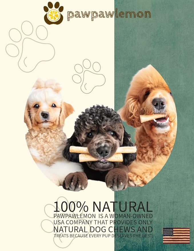 Bully Sticks for Dogs (6 inch Pack of 20) | Long Lasting Natural Dog Chew | Single Ingredient 100% Beef Pizzle | Packed in The USA | Standard Thickness