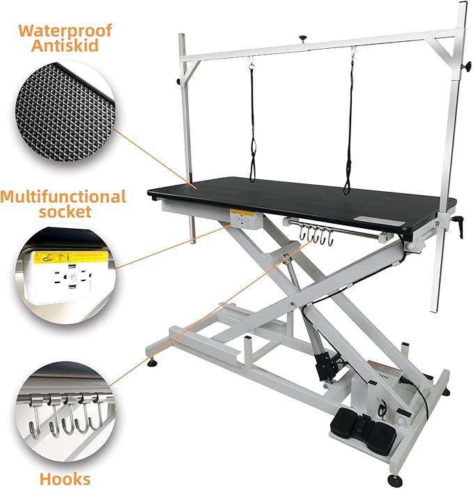 shernbao Pet Dog Grooming Table Electric & Heavy Duty 50in
